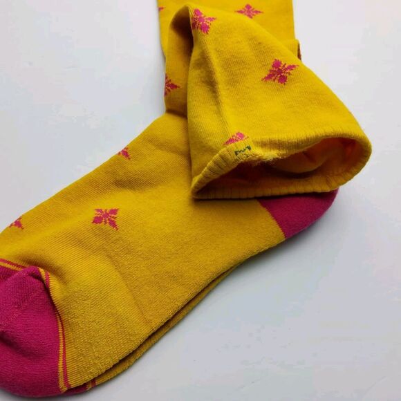 Voxx Life Stasis Neuro Socks Wellness Crew Floral Star Size M (Wo 7.5-11, M 6-9) - Picture 5 of 5